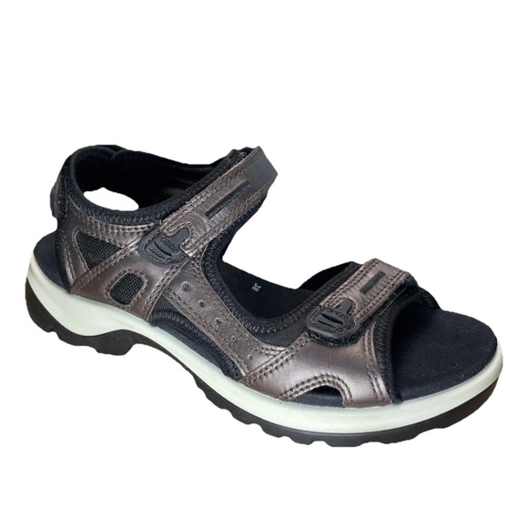 ECCO Yucatan Limited Edition Upcycle Project EU 38 US 7 7.5 Off-Road Brown RARE - Picture 1 of 10